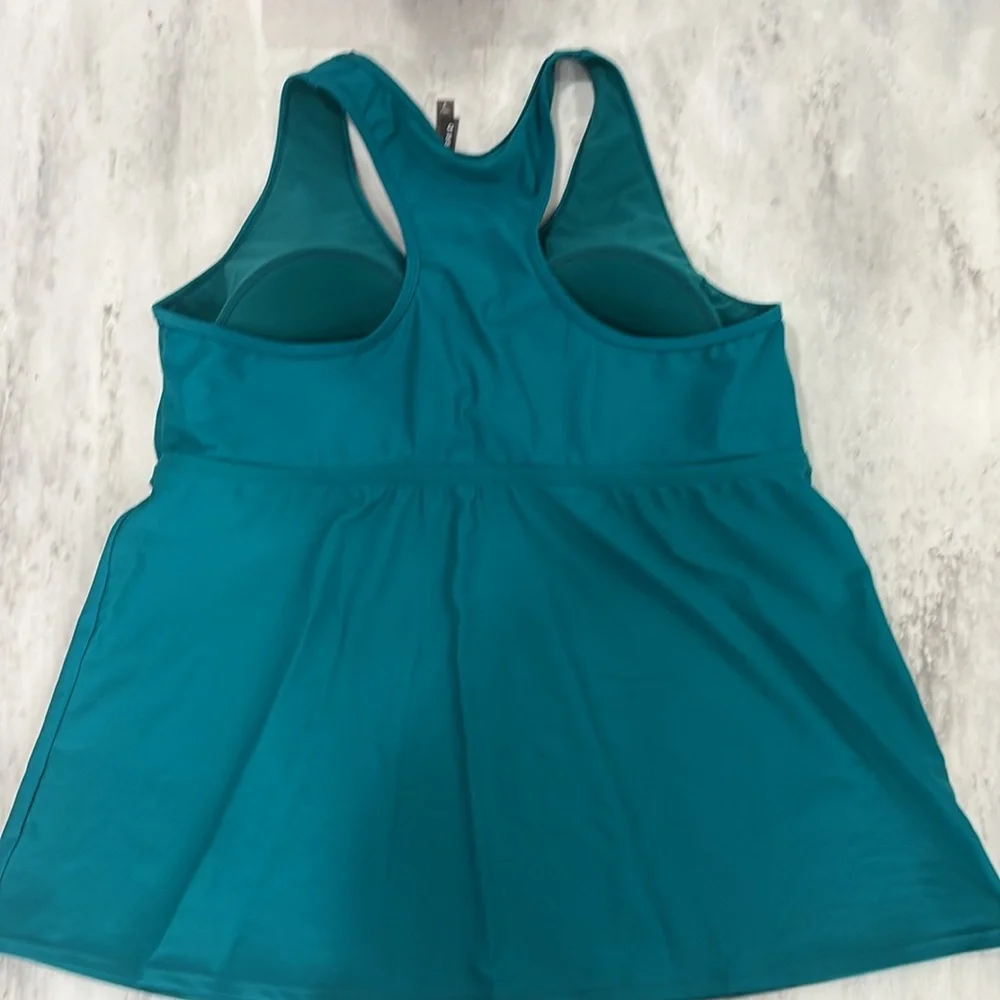 Torrid women’s racer back swim suit top SZ 3 - Picture 4 of 4